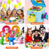 40 Pcs Animal Erasers Desk Pet for Kids 3D Puzzle Pencil Eraser Treasure Box Toy for Classroom School Prize Kids Party Favors Back to School Suppl...