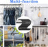 3 Inch 12 Pack Small S Hooks,Heavy Duty S Hooks for Hanging Plants,Vinyl Coated Non Slip S Hooks ,Black S Hooks Pot Rack Closet Hooks for Hanging ...
