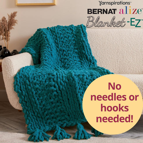 Bernat Alize Blanket-EZ Yarn, Cream...