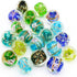 Artsy Crafts 60 Pcs Assorted Glow in The Dark Firefly Beads 12mm European Lampwork Luminous Glass Beads for Jewelry Making Charm Bracelet Necklace...