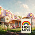 Love is Love Rainbow Pride Garden Flag Double Sided, LGBTQ Garden Flag Yard Flag for Outdoor Decoration 12x18 Inch...
