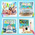 68 Pcs Summer Bulletin Board Decorations Set Summer Surfboard Surfing Classroom Bulletin Board Hawaiian Ocean Beach Surfing into Summer Cutouts fo...