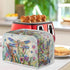 Dragonfly Daisy Print 2 Slice Toaster Covers Dust Protection Bread Maker Covers Toaster Oven Cloth Cover Kitchen Accessories Washable Appliance Co...