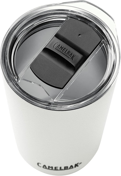 CamelBak Horizon 16oz Tumbler - Insulated Stainless Steel - Tri-Mode Lid - White...
