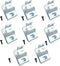 8pcs Hook Clip with Glue dispensing anti loosening screw for Dewalt N268241 N169778 N086039 Fit for 20V Power Tools DCD980 DCD985...