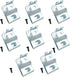 8pcs Hook Clip with Glue dispensing anti loosening screw for Dewalt N268241 N169778 N086039 Fit for 20V Power Tools DCD980 DCD985...