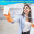50Pcs Melamine Sponges for Cleaning - 10x6x2cm Magic Eraser Sponge Dish Sponges Kitchen Cleaning Supplies Baseboard Cleaning Tool White - Bathroom...