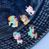LUOZZY 10pcs Unicorn Enamel Pins Set Cute Pins for Backpacks Aesthetic Kawaii Animal Lapel Pin Brooch Pin Breastpin Unicorn Gifts Unicorn Party Su...
