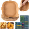Air Fryer Disposable Paper Liner, Square Parchment Insert Non-Stick, Baking Food Grade Sheet for Aifryer Basket, Oven, Pan, Oil-proof, Water-proof...