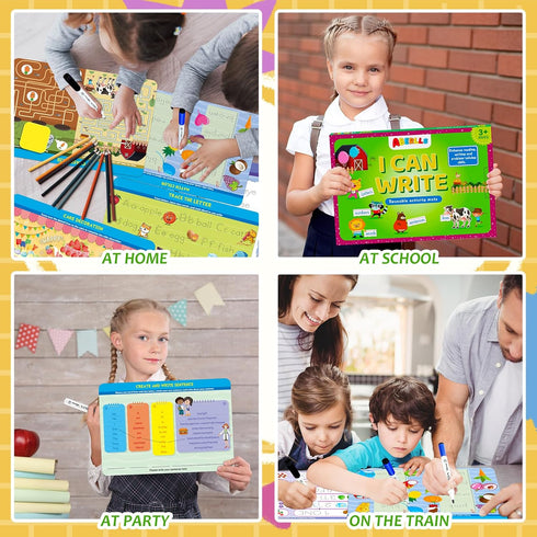 Handwriting Practice Book for Kids, Toddler Preschool Learning Activity for 3 4 5 Year Old Boys Girls, Kindergarten Educational Toys, Tracking Let...