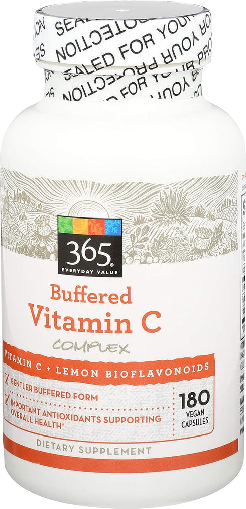 365 Everyday Value, Buffered Vitamin C Complex, 180 ct...