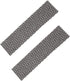 PATIKIL 8.5" x 2" x 0.2" Air Conditioner Foam Filter, 2 Pack Air Filtering Replacement Washable Reusable for Air Conditioning Purifiers, Black...