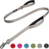 Fida 5 FT Heavy Duty Dog Leash with 2 Comfortable Padded Handles, Traffic Handle & Advanced Easy Snap Hook, Reflective Walking Lead for Large, Med...