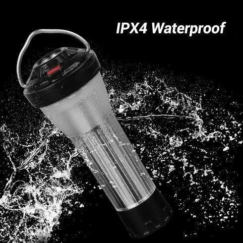 Rechargeable Camping Lantern - 2200mAh Power Bank with Type-C Fast Charging , 100 Lumens Camp Lantern with 3 Light Modes, Stepless Dimming Suit fo...