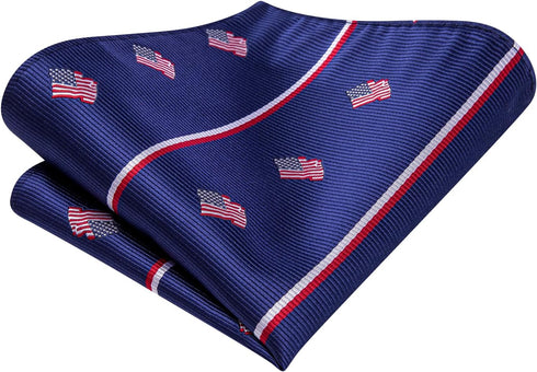 Dubulle Mens Tie Set Solid Paisley Silk Striped Necktie for Men with Cufflinks Tie and Pocket Square...