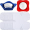 Tudomro Cozy Pre Cut Batting Quilt Batting Fabric Batting for Quilting Bowl Cozy Pattern Template Bowl Wrap Cut on Fold Template for Sewing DIY, 9...