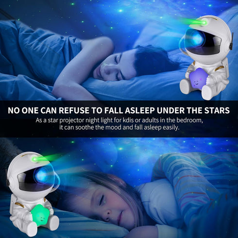 2024 Updated Astronaut Star Projector, Nebula Galaxy Projector Night Light, Remote Control and 360°Rotation Magnetic Head Nebula Lamp for Bedroom/...