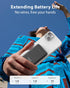 TG90° Power Bank Portable Phone Charger, 5000mAh Lightweight Battery Pack with Built-in AC Wall Plug and Cables, Ultra Mini Battery Charger Compat...