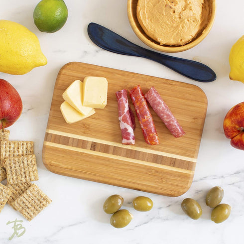 Totally Bamboo Barbados Bamboo Wood Cutting Board, 9" x 6.5"...