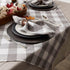 DII Buffalo Check Collection, Classic Farmhouse Tablecloth, Table Topper, 40x40, Gray & White...