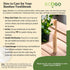 Bamboo Screwable Toothbrush Two-Piece Design | Soft, BPA-Free Bristles & Portable Case | Natural, Compact & Eco-Friendly | Ideal for Travel, Campi...