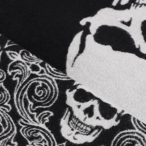 Landisun Women Scarf Men Scarf Skull Shawl Unisex Soft Long Elegant Classical Tassels...