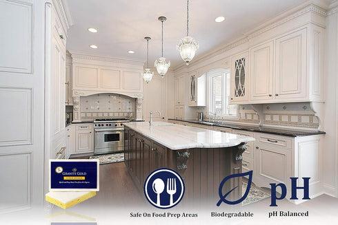 Granite Gold Non-Scratch Scrub Sponge for Granite, Marble & Other Natural Stone & Quartz Surfaces...