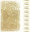 150 Pcs Gold Heart Paper Clips 0.78" 20mm Cute Mini Paperclips Binder Clip for Office School Supplies Document Organizing Metal Letter Holder Heav...
