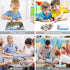 LELEMON Puzzles for Kids Ages 4-8,Tyrannosaurus 100 Piece Puzzles for Kids,Educational Kids Puzzles Ages 6-8 Jigsaw Puzzles in a Metal Box,Dinosau...