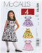 McCall's Patterns M5793 Children's/Girls' Lined Dresses, Size CL (6-7-8)...