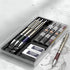 Nicpro 4 PCS Premium 2.0 mm Mechanical Pencils Set, 108 Colored & Black (HB 2B) Lead Refills, Art Metal 2mm Carpenter Pencil with 2 Erasers, 2 Sha...