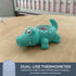 Dreambaby Floating Crocodile Bath Thermometer - Water Temperature Monitoring for Newborns, Infants, Toddlers - Croc Toy with Fahrenheit Display...