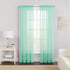 PAIRS TO GO Rod Pocket Sheer Window Curtains for Bedroom or Living Room (2 Panels) 59 in x 63 in...