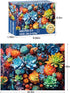 Puzzle for Adults 500 Pieces-Succulents Jigsaw Puzzle Highlights The Multitude of Color in The World of Succulents-Thick, Sturdy Pieces Challengin...