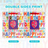 2-Pack 12.6" Large Happy Birthday Gift Bags for Birthday Party with Tissue Paper...