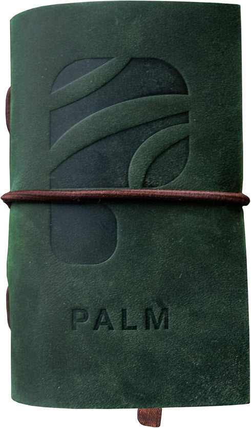 pocket-sized leather notebook (2.5 x 4) (green)...
