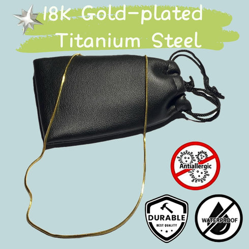 Choker Necklaces for Woman,18K Gold Plated Gold Choker Necklaces for Woman, Titanium Steel Snake Necklace, Minimalist Jewelry for Women, gifts for...