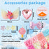 Jewelry Making Kit for Girls, Large DIY Beads for Creative Necklace Bracelet Rings, Unicorn Princess Mix Beads Arts & Crafts Making Bead Kit, Gift...