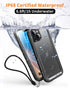 Cozycase Compatible with iPhone 14 Plus Waterproof Case - Full Body Shockproof Dustproof Dropproof Built in Screen Protector Rugged Waterproof Cas...