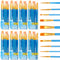 Acrylic Paint Brush Set,9 Packs / 90 pcs Nylon Hair Brushes for All Purpose Oil Watercolor Painting?Miniature Detail Painting Artist Professional ...