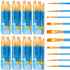 Acrylic Paint Brush Set,9 Packs / 90 pcs Nylon Hair Brushes for All Purpose Oil Watercolor Painting?Miniature Detail Painting Artist Professional ...