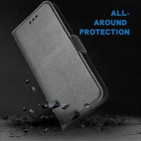 Phone Case for Samsung Galaxy J7 Star J 7 Crown 7J Refine 2018 J7V V 2nd Gen Folio Flip Wallet Case,PU Leather Credit Card Holder Slots Full Body ...