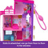 Barbie Polly Pocket Dreamhouse Compact, Dollhouse Playset with 3 Micro Dolls, 1 Puppy, 11 Accessories, Elevator & Pool...