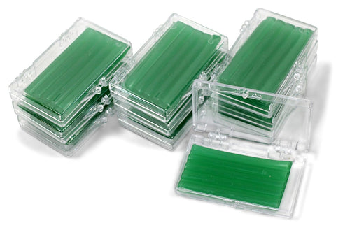 Element Dental Orthodontic Wax - Premium Orthodontic Wax Strips, Storage Case Included, Food Grade Ortho Brace Wax (Pack of 10, Green/Lime)...