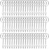 Audab 360Pcs Keychain Bulk, 120Pcs Keychain Rings with Chain and 120Pcs Open Jump Ring with 120Pcs Screw Eye Pins for Crafts and Jewelry Making...