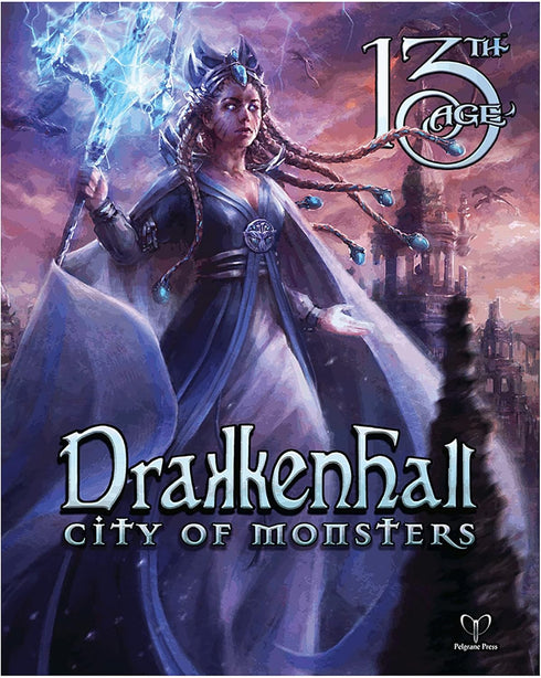 Drakkenhall: City of Monsters - Paperback Black &White Role Playing Game Book...