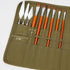 ECHSRT Paint Brush Holder Roll Up Paint Brush Case Storage for Artist Acrylic Oil Watercolor, Paint Brush Holders and Organizers 30 Slots?Army Gre...