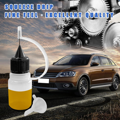 3PCS Needle Tip Glue Bottle, 5ML Blunt Needle Tip Precision Applicator Oil Bottles with Funnel, Empty Applicator Glue Oiler Squeeze Bottle for for...
