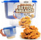 COOK'S CHOICE The Original Better Breader Bowl All-in-One Mess-Free Batter Breading Station - Pour in Seasonings, Add Meat or Veggies & Shake for ...