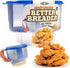 COOK'S CHOICE The Original Better Breader Bowl All-in-One Mess-Free Batter Breading Station - Pour in Seasonings, Add Meat or Veggies & Shake for ...